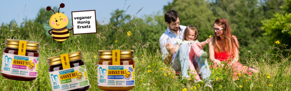 veganer Honig, Honigersatz, Hanny Bee - jetzt probieren - www.ohne-fructose.com