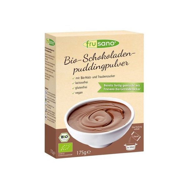 Frusano - Bio Schokoladen Puddingpulver (MHD 04.08.23)