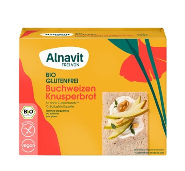 Alnavit - Bio Knusperbrot Buchweizen (MHD 16.03.24)
